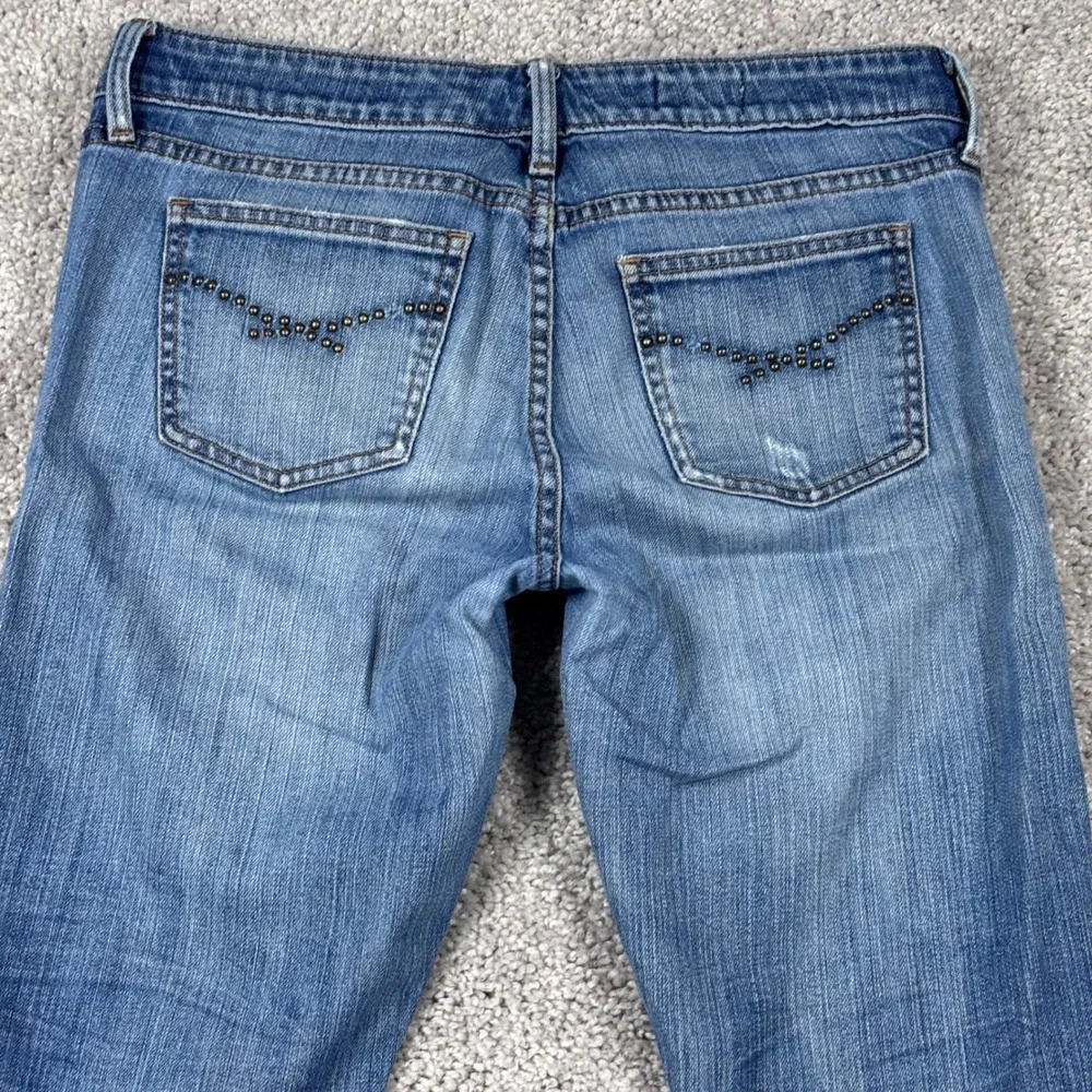 Gap 1969 Always Skinny Jeans Womens 29(Measure‎ 30) Blue Low Rise Studded